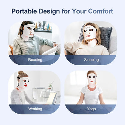 Lumfera™ 7-Color LED Photon Face & Neck Mask — 
Professional Skin Rejuvenation Therapy